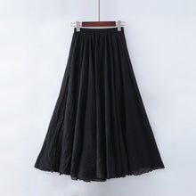 Load image into Gallery viewer, Womens Casual Cotton Linen Maxi Skirt