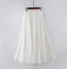 Load image into Gallery viewer, Womens Casual Cotton Linen Maxi Skirt