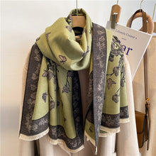 Load image into Gallery viewer, Women Ladies Fashion Warm Winter Scarf Printed Shawl