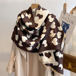 Women Ladies Fashion Warm Winter Scarf Printed Shawl