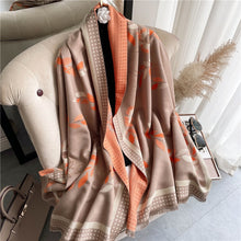 Load image into Gallery viewer, Women Ladies Fashion Warm Winter Scarf Printed Shawl