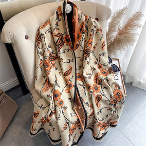 Women Ladies Fashion Warm Winter Scarf Printed Shawl