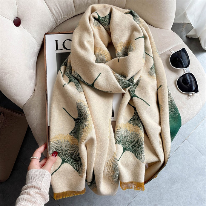 Women Ladies Fashion Warm Winter Scarf Printed Shawl