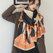 Load image into Gallery viewer, Women Ladies Fashion Warm Winter Scarf Printed Shawl