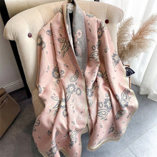 Load image into Gallery viewer, Women Ladies Fashion Warm Winter Scarf Printed Shawl