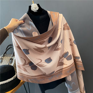 Women Ladies Fashion Warm Winter Scarf Printed Shawl