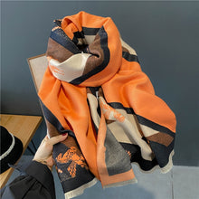 Load image into Gallery viewer, Women Ladies Fashion Warm Winter Scarf Printed Shawl