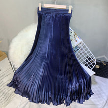 Load image into Gallery viewer, Women Long Maxi Pleated Skirt