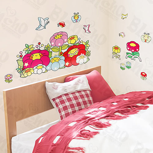 Wall Decals Stickers Appliques Home Decor Chubby Flower -